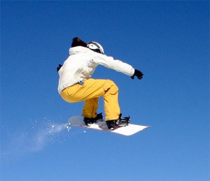 snowboarding